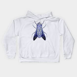 Horse Flies And Bites Kids Hoodie